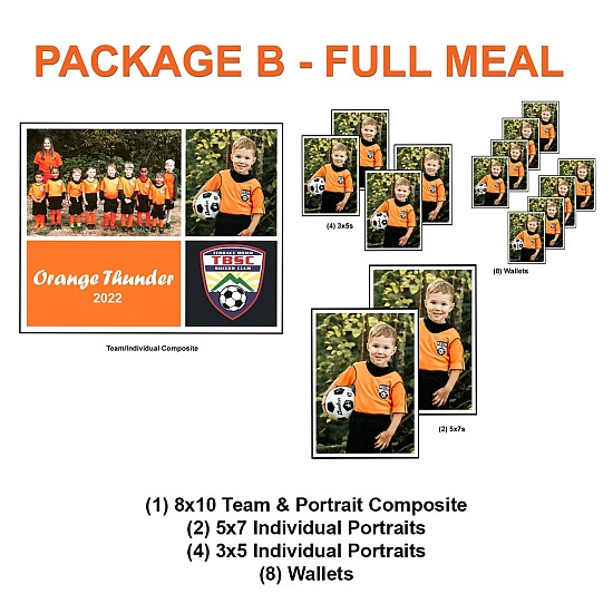 Package B - FULL MEAL